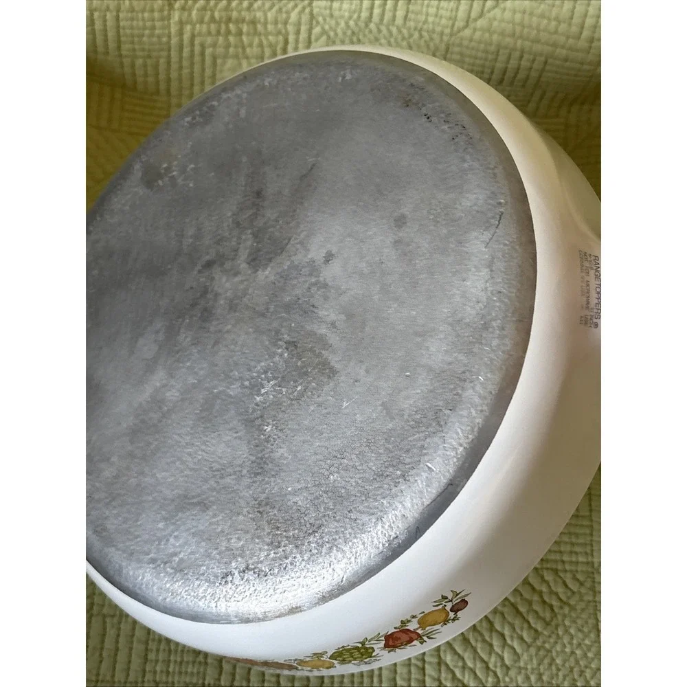 Vintage Corning Ware Range Toppers Skillet N-10-B 10